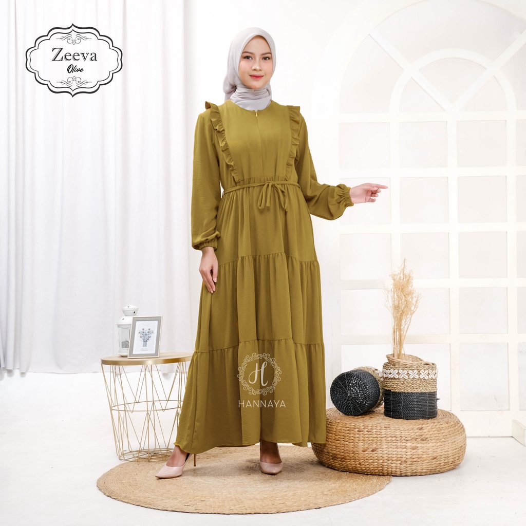 GAMIS TERBARU ZEEVA DRESS BY HANNAYA