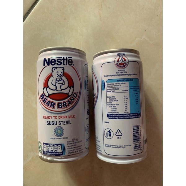 

susu bear brand 189ml