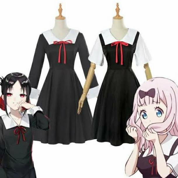 COSTUME COSPLAY KAGUYA SAMA DAN CHIKA/BAJU ANIME KOSTUM COSPLAY