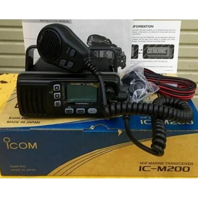 RADIO RIG VHF MARINE TRANSCEIVER ICOM M 200 IC M200