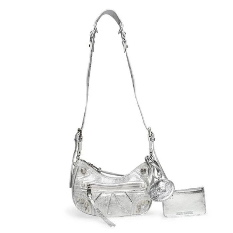 STEVE MADDEN Bglowing Original Tas Selempang Wanita - Rhinestone Silver