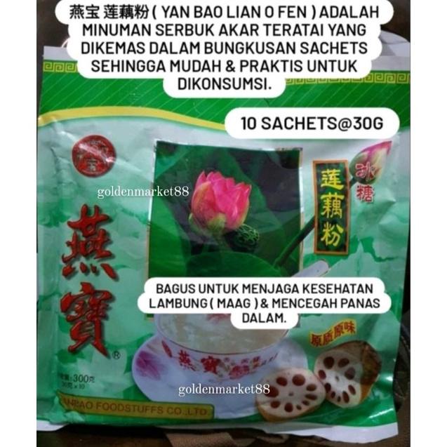 

YANBAO MINUMAN SERBUK AKAR TERATAI YAN BAO LOTUS ROOT SACHETS Best Seller