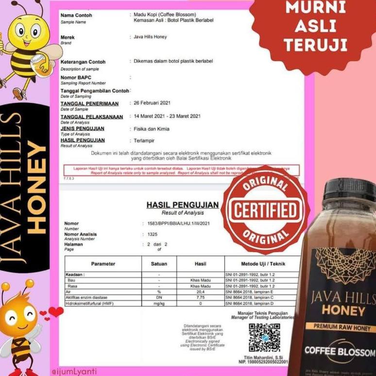 

Coffee blossom 500gr Honey by Java Hills (Bisa COD) Best Seller