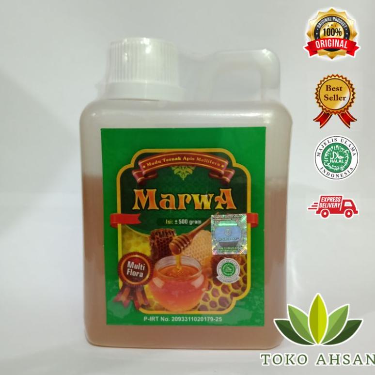 

Madu Marwa Multiflora Al-ghuroba 0,5kg Best Seller