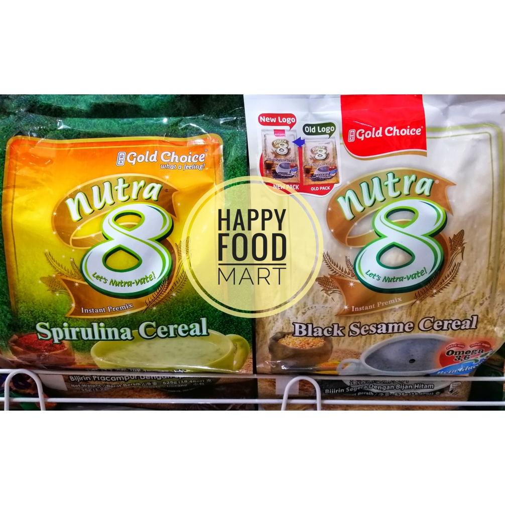 

[TERMURAH] GOLD CHOICE NUTRA 8 SPIRULINA CEREAL 525G/BLACK SESAME SEREAL IMPORT/INSTANT PREMIX IMPOR Best Seller