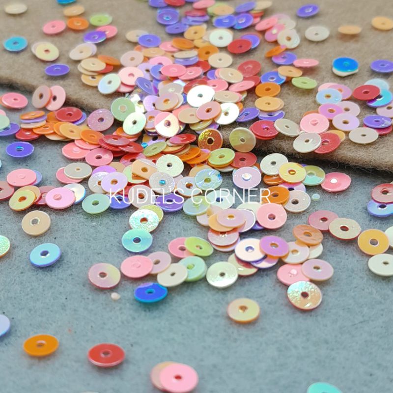 [PART 5] payet rambochi flat ukuran 4mm per 3gr