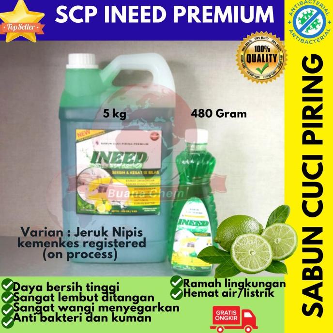 

Sabun Cuci Piring Premium INEED 5 KG KHUSUS GOSEND