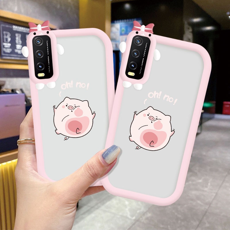 Casing hp Kartun Ponsel untuk VIVO Y20SG Y17 Y11 2019 Y19 Y21 2021 Y50 Y12 Y15S Y16 Y21A Y21S Y21T Y