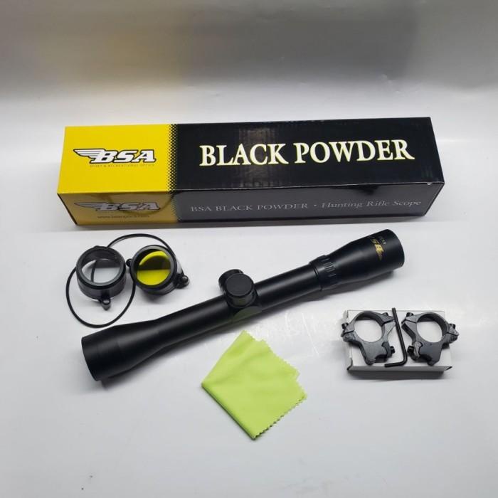 Terlaris Teleskop Bsa 4X32 Telescope Bsa 4X32 Bsa Black Powder 4X32 Ringan