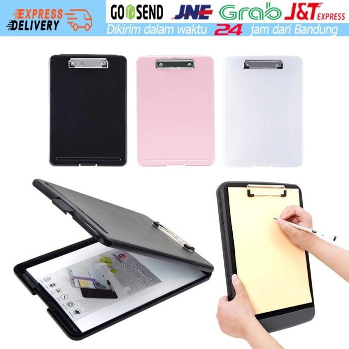 

Terlaris Promo A4 Clipboard Ada Penyimpanan Kertas Papan Jalan Alas Ujian Papan