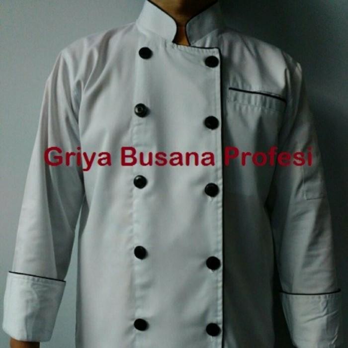 Best Seller Jumbo Baju Koki 3Xl Baju Chef Putih Lengan Panjang Xxxl Ld 140 Cm