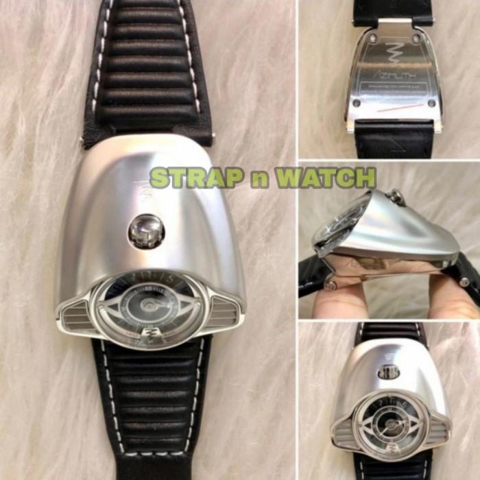 Best Seller Jam Tangan Pria Wanita Azimuth Gt Swiss Kulit Leather Strap Limited