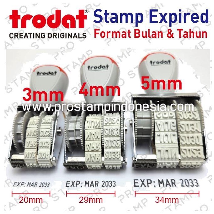 

Best Seller Stempel Expired / Exp Format Bulan & Tahun