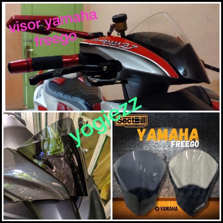 windshield yamaha freego visor freego flyscreen freego sectbill carbon