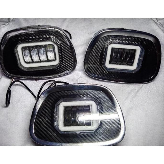 Lampu Led Daymaker Vespa Super/Sprint Mata 4