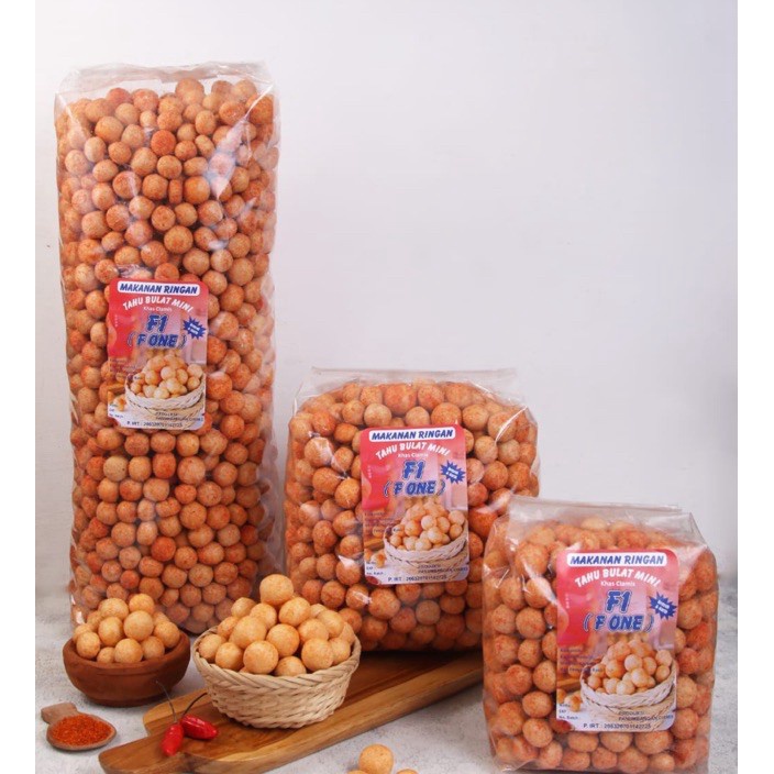 

Termurah | KF7 | Tahu bulat Mini kering F1 Balado 1 Kg (1000gr)