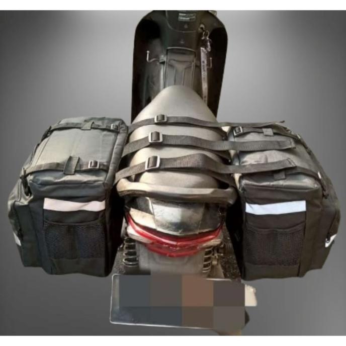 Tas Motor / Sidebag / Tas Touring Motor Free Raincover