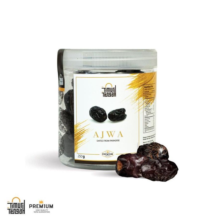 

Timur tengah - kurma / qorma ajwa / azwa al madinah original asli premium 500 gram Best Seller