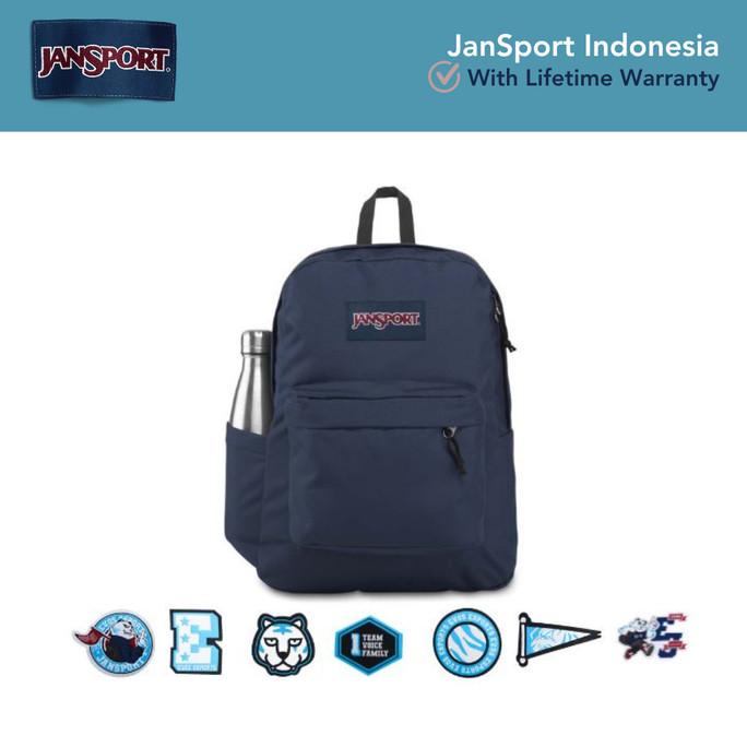 Jansport Tas Ransel Superbreak Navy Evos X Tokopedia