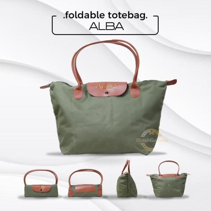 Tas Wanita Totebag Alba Hijau