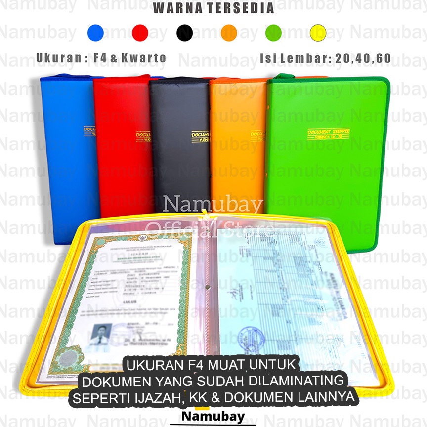 

Paling Dicari.. DOKUMEN KEEPER ISI 20,40,60 LEMBAR/DOKUMEN KEEPER RESLETING/MAP ANTI AIR/MAP DOKUMEN/CLEAR HOLDER/MAP SERTIFIKAT / document keeper resleting / document keeper bag / document keeper f4 / tempat dokumen / tempat berkas MYV