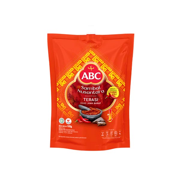 ABC SAMBAL TERASI POUCH 180 GR