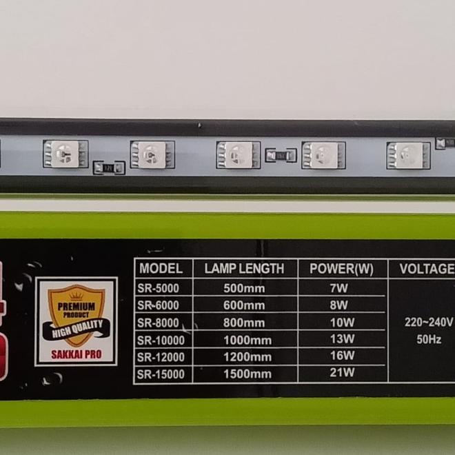 Lampu Led Sakkai Pro T4 Sr-10000 Lampu Celup Akuarium Lampu Tanning
