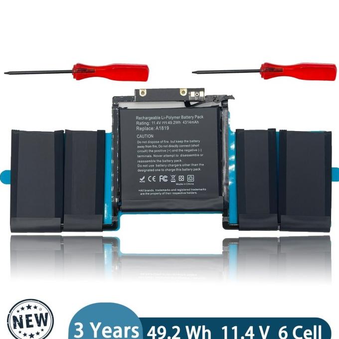 Baterai A1819 Baterai Macbook Pro A1706 Battery A1819 Battery Macbook