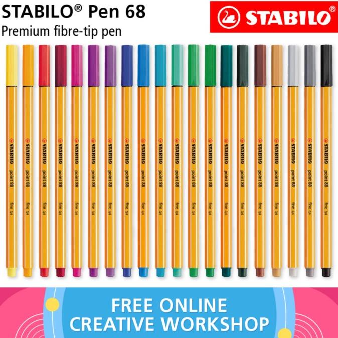 

STABILO Set 20 - point 88 Starter Pack / Fineliner / Pen Pulpen Warna