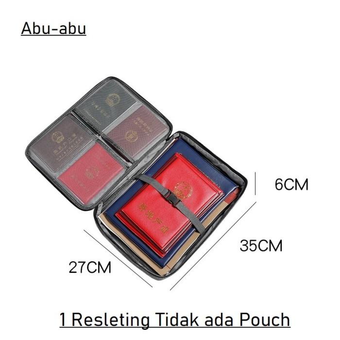 Coverku Tas Penyimpanan Dokumen Passport Multifungsi Premium