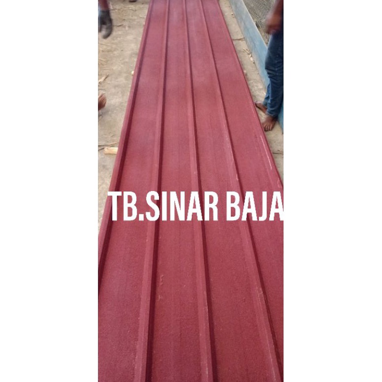 Modern.. Atap Spandek Pasir 6 Meter x 0.30 mm SNI / Spandeck / Zinc Alum / Atap Baja Ringan RB0