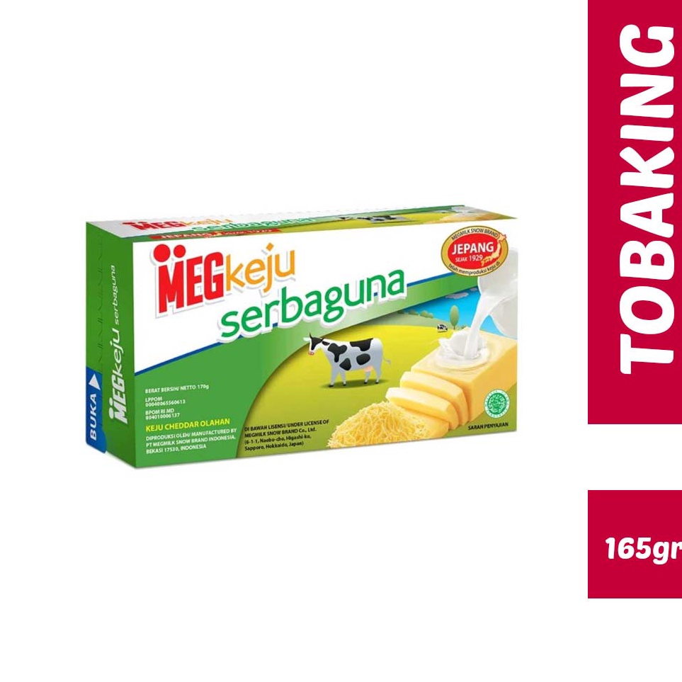 

8.8 Keju Cheddar Meg Serbaguna 165gr HALAL