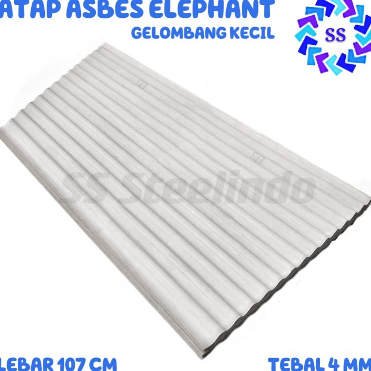 (A✓TL♫) ATAP GENTENG ASBES ELEPHANT TEBAL (1,5M - 1,8M - 2,1M - 2,4M - 3M) langsung.kiriim