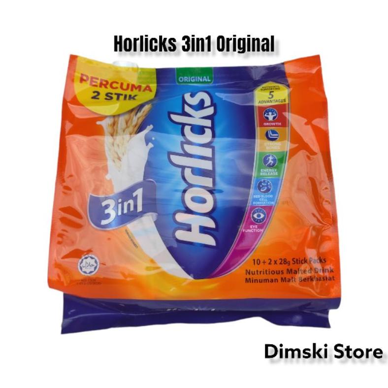 

Horlicks 3in1 Original Malaysia Best Seller