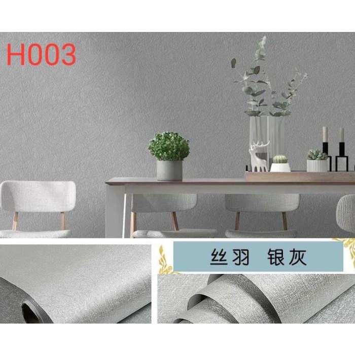 Murah Paket 5 Roll Wallpaper Dinding / Stiker Dinding Polos Lucu