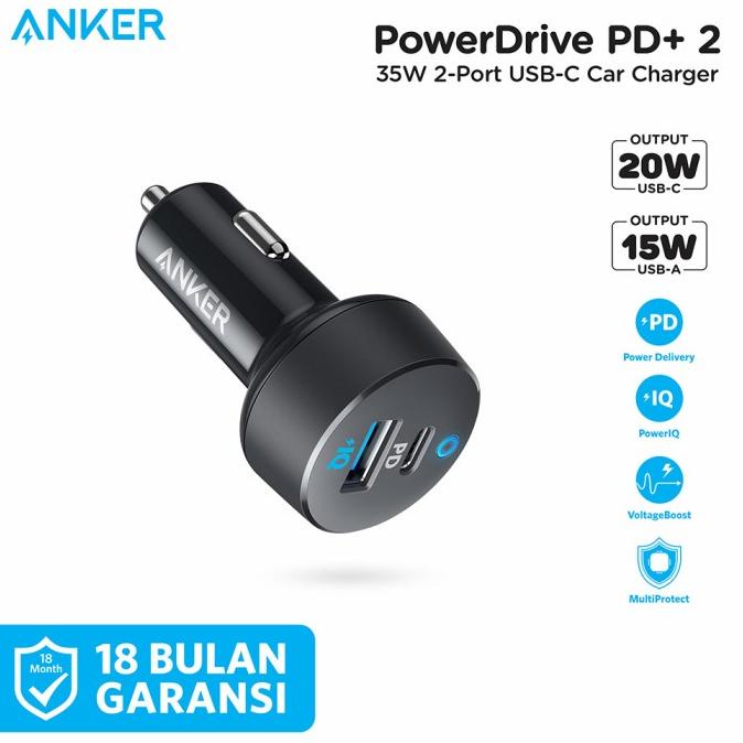 Car Charger Anker PowerDrive PD+ 2 - A2732