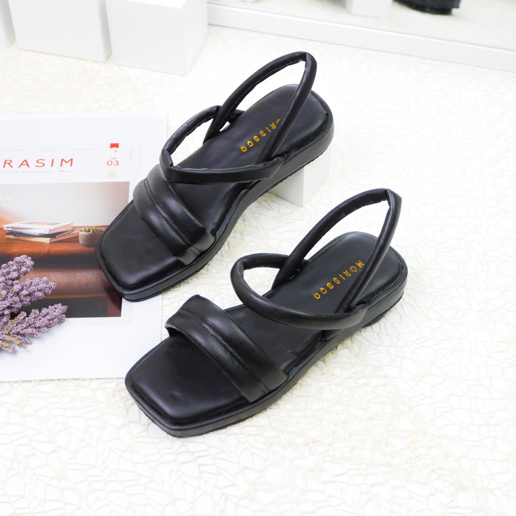 flash sale 7,7 Sandal Wanita Strap Ban Satu Tali Belakang AB 48