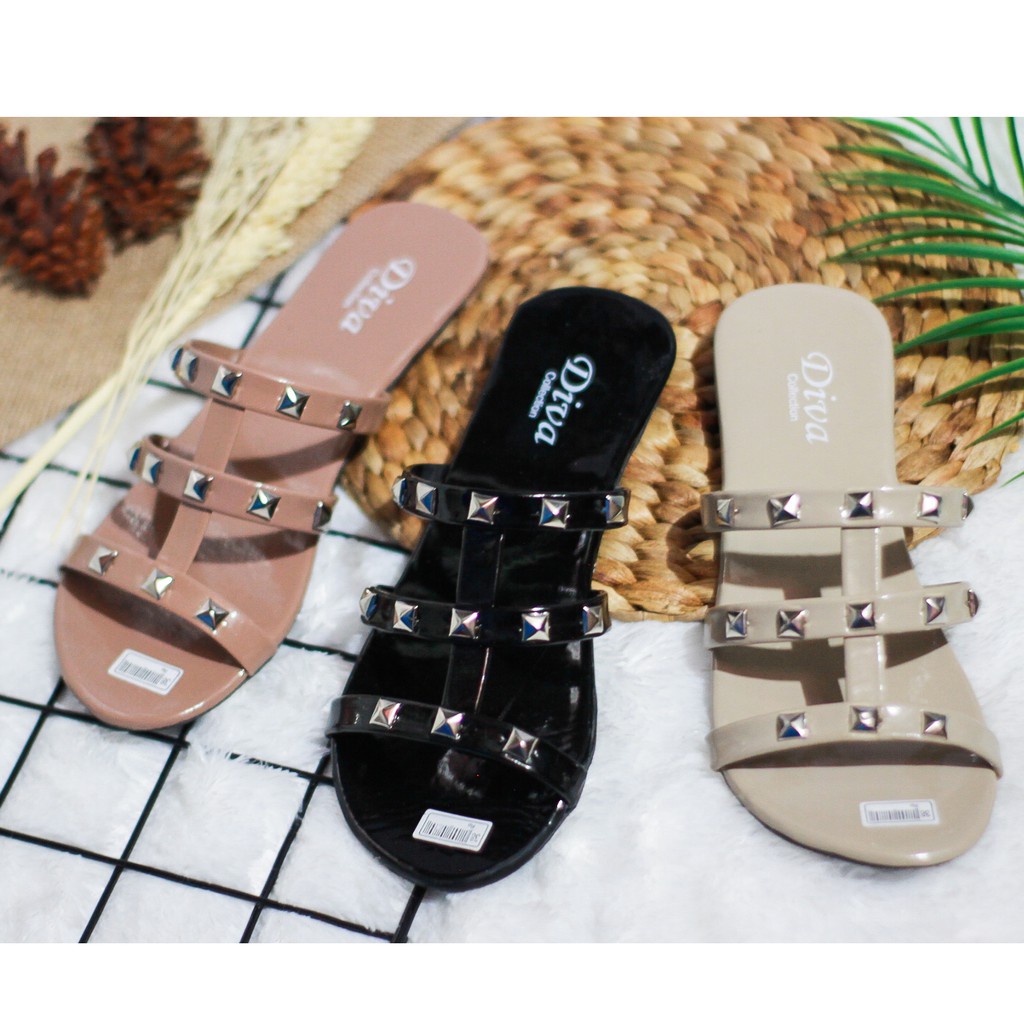 Sandal Wanita Kokop Tali Pyramid VT 12