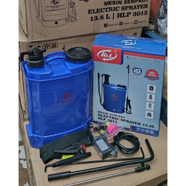 SPRAYER SEMPROTAN HAMA ELEKTRIK 13.8 LITER H&L 2 IN 1