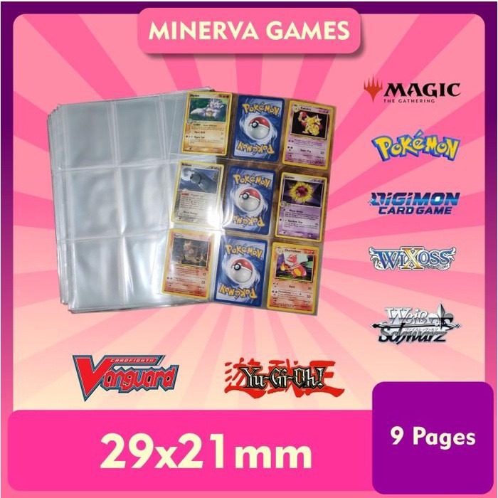 

Best Seller 9 Pocket 11 Holes Photo Album Refill Binder Tcg Pokemon Mtg Digimon