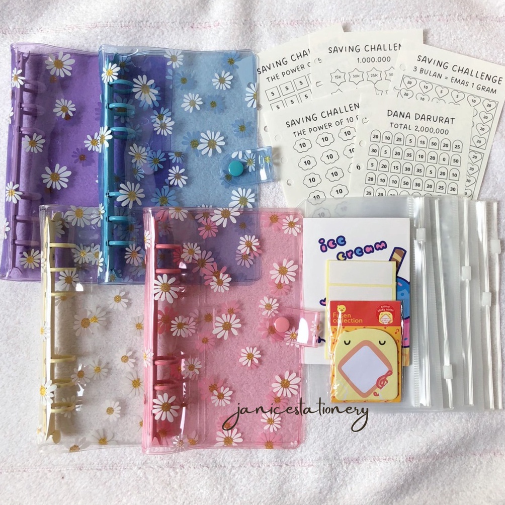 

Ready stok PAKET HEMAT BINDER KEUANGAN A6 PJJ