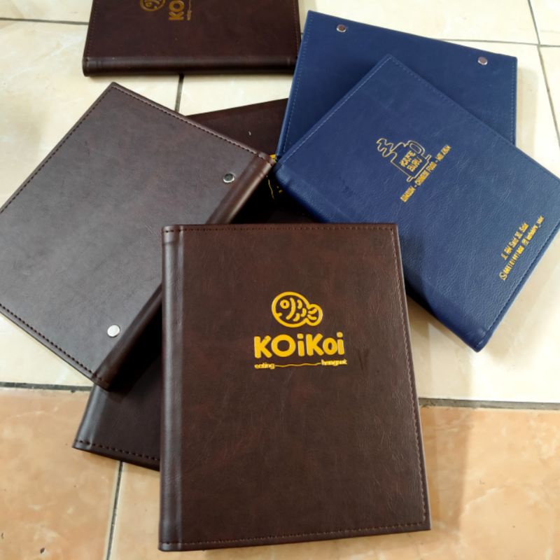 

Cover Menu A5 Dibaut - Cafe Resto Hotel Dll - Isi Plastik 10 Lembar