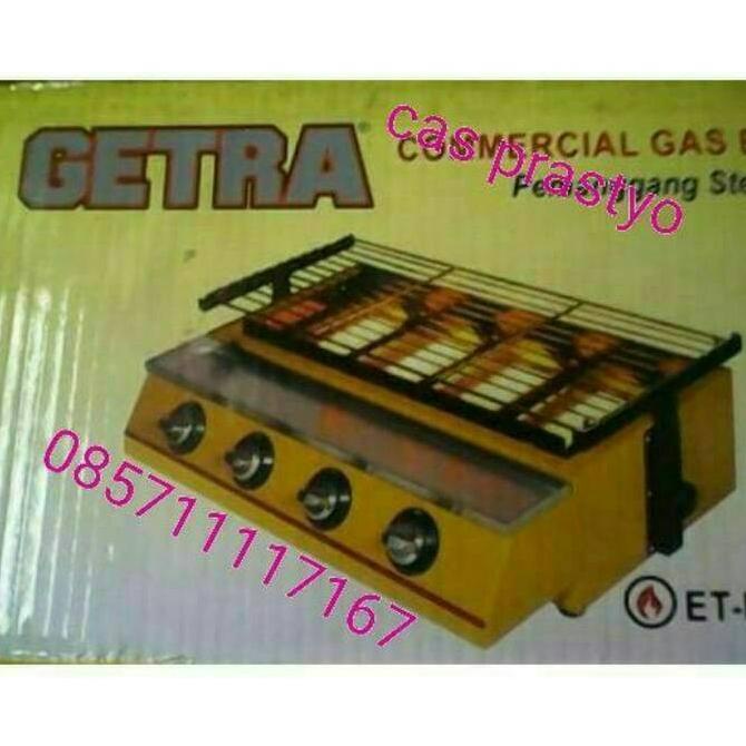 Kompor Gas Panggangan Getra 4 Tungku (Sosis Bakar,Baso,Ikan,Ayam,Dll)