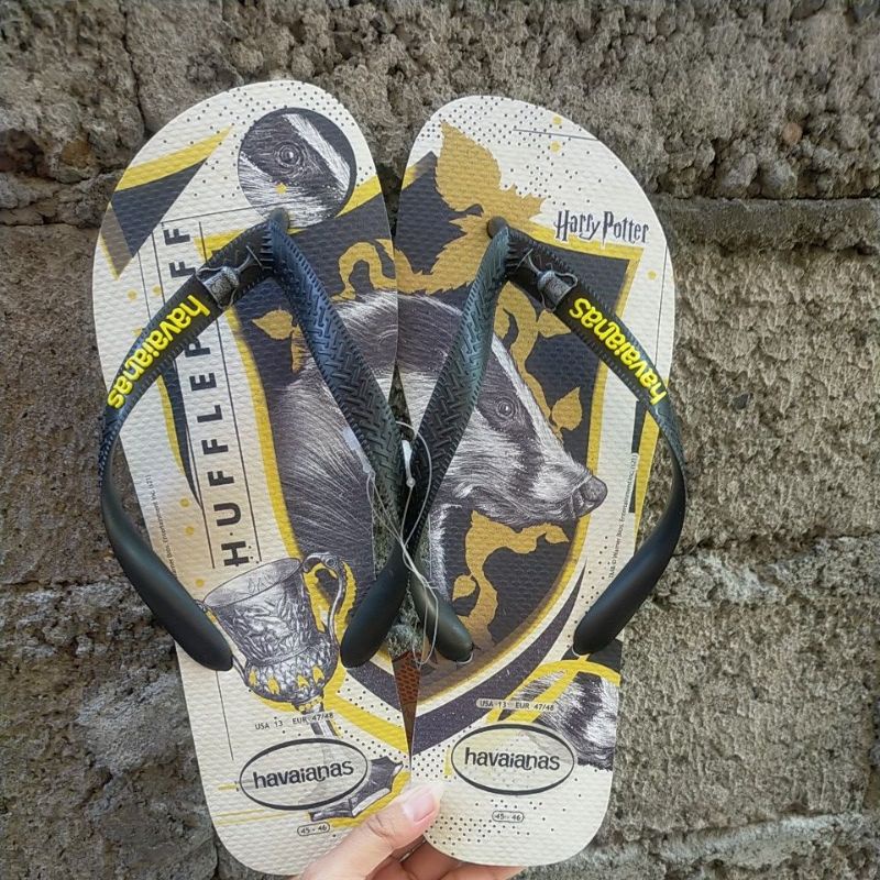 Sandal Jepit Pria Havaianas Harry Potter - Black