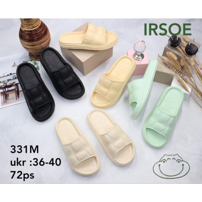 Sandal Selop Karet Wanita Motif Bantal Irsoe