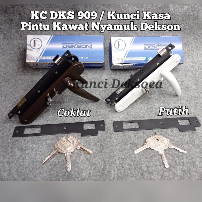 Best Seller Kunci Pintu Almunium Dekson Kc 909 Wh Handle Almunium Putih Dks
