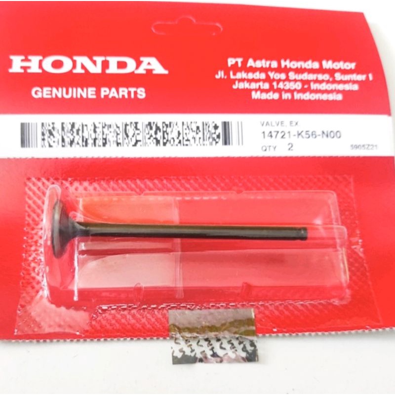 PAYUNG KLEP VALVE EX IN K56 SUPRA GTR SONIC CB CBR 150 R NEW K56