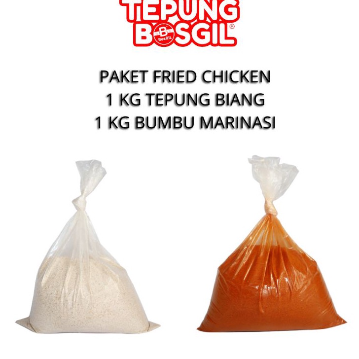 

Serba Murah Paket 1kg Tepung Premium Fried Chicken (1kg tepung biang dan 1kg bumbu marinasi) Terkini