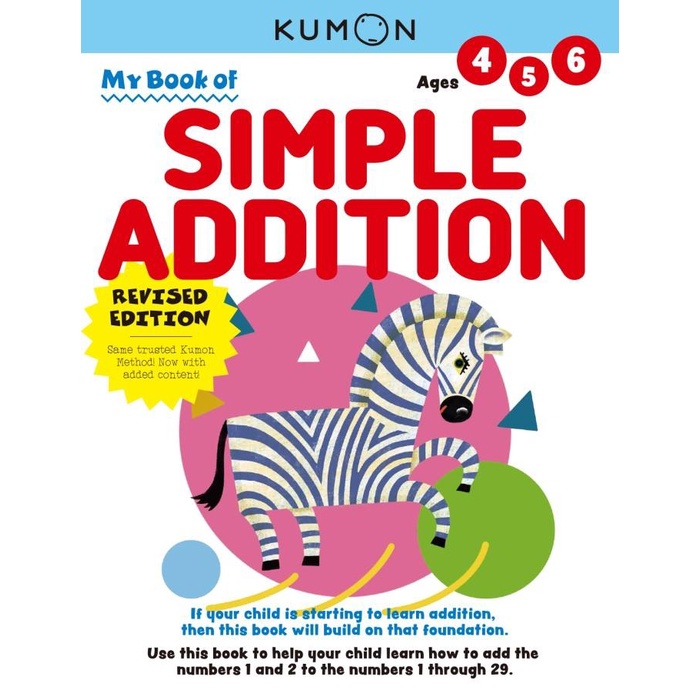 Best Seller Buku Anak - Kumon - Revised Edition: My Book Of Simple Addition
