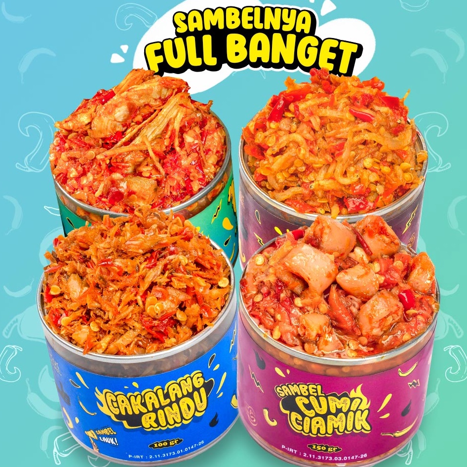 

➾❃❇ Eat Sambel - SEMUA VARIAN RASA (BEST SELLER!!!) Grosir